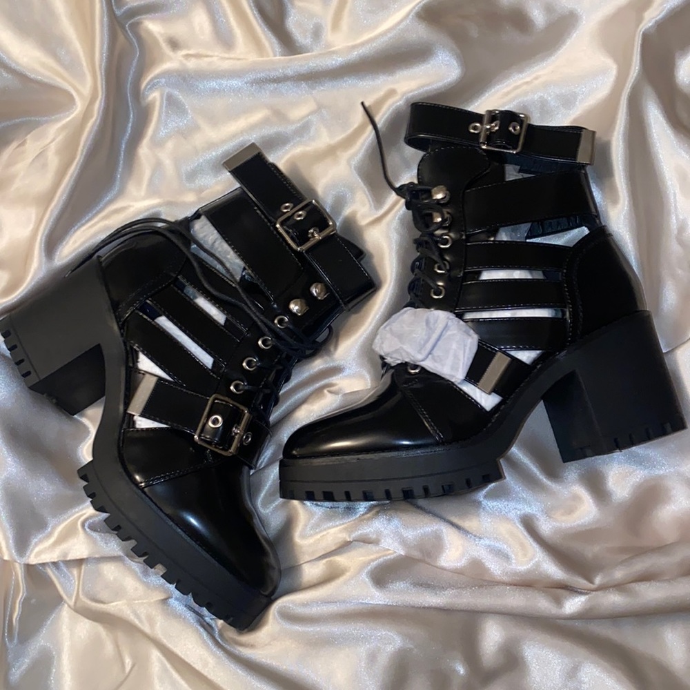 Black Combat Boots